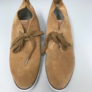 Cole Haan suede tan short ankle boot 7.5